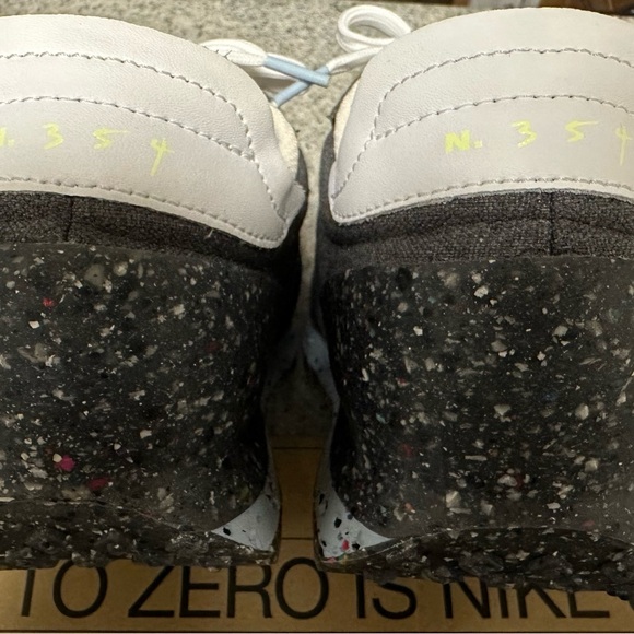 Nike Daybreak DBreak Type Recycled Canvas Iron Grey/Barely Volt White size 9.5 - Picture 7 of 14